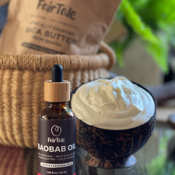 Whipped Shea Butter with Baobab Oil and Essential Oils