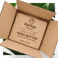 FairTale GHANA raw Shea butter 4.5 kg | 10 lb box, product photo.