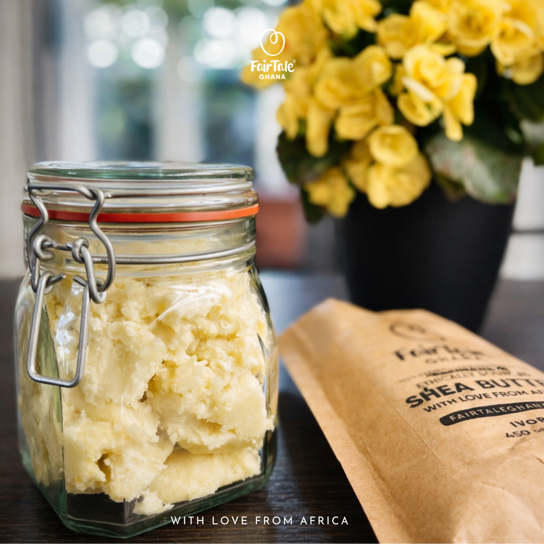 FairTale GHANA raw Shea butter product photo, additional detail view.