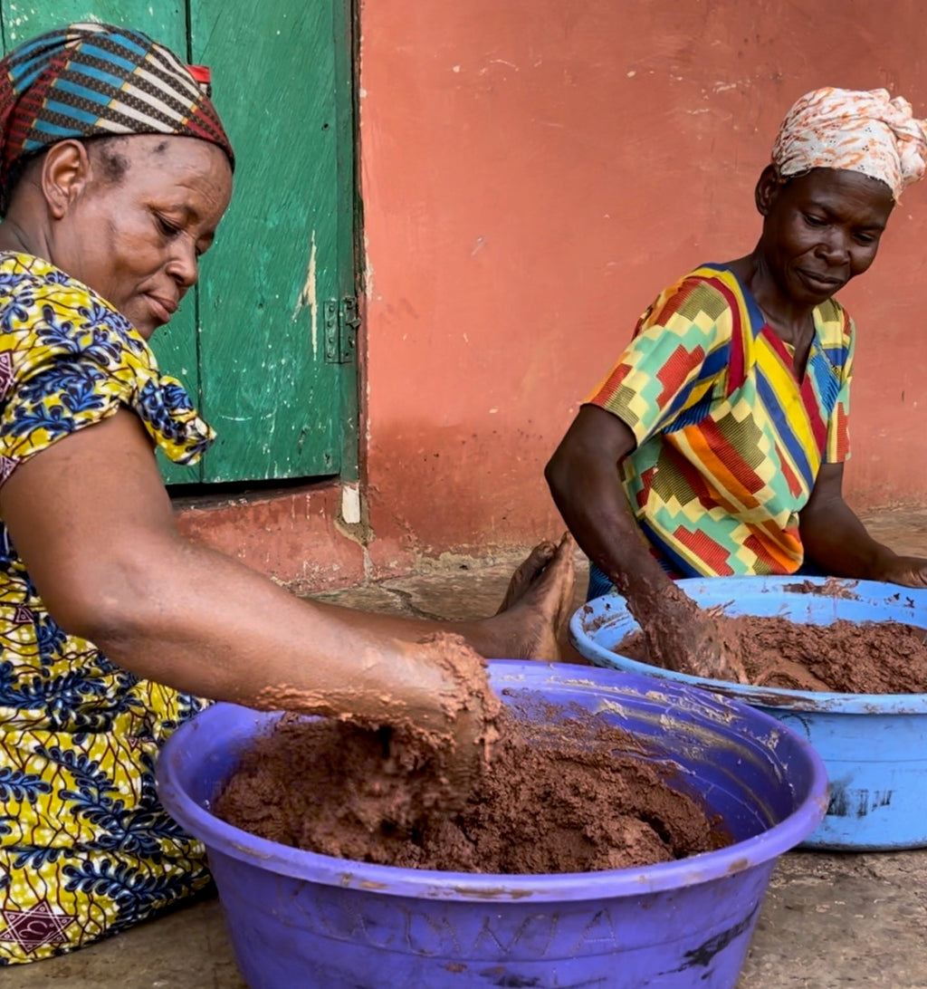 FairTale GHANA raw Shea butter 4.5 kg box, product photo.